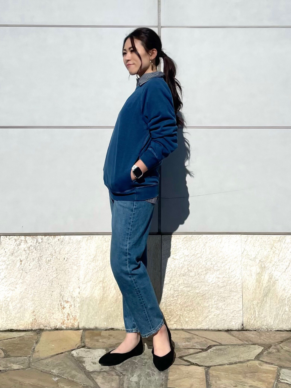 ジャムページ AMBIDEX Store △〇ギンガムジャガード クルーネックカットソー