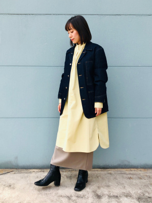 UNIQLO - デニムシャツコート　UNIQLO サイズS ユニクロ公式 | デニムシャツジャケット