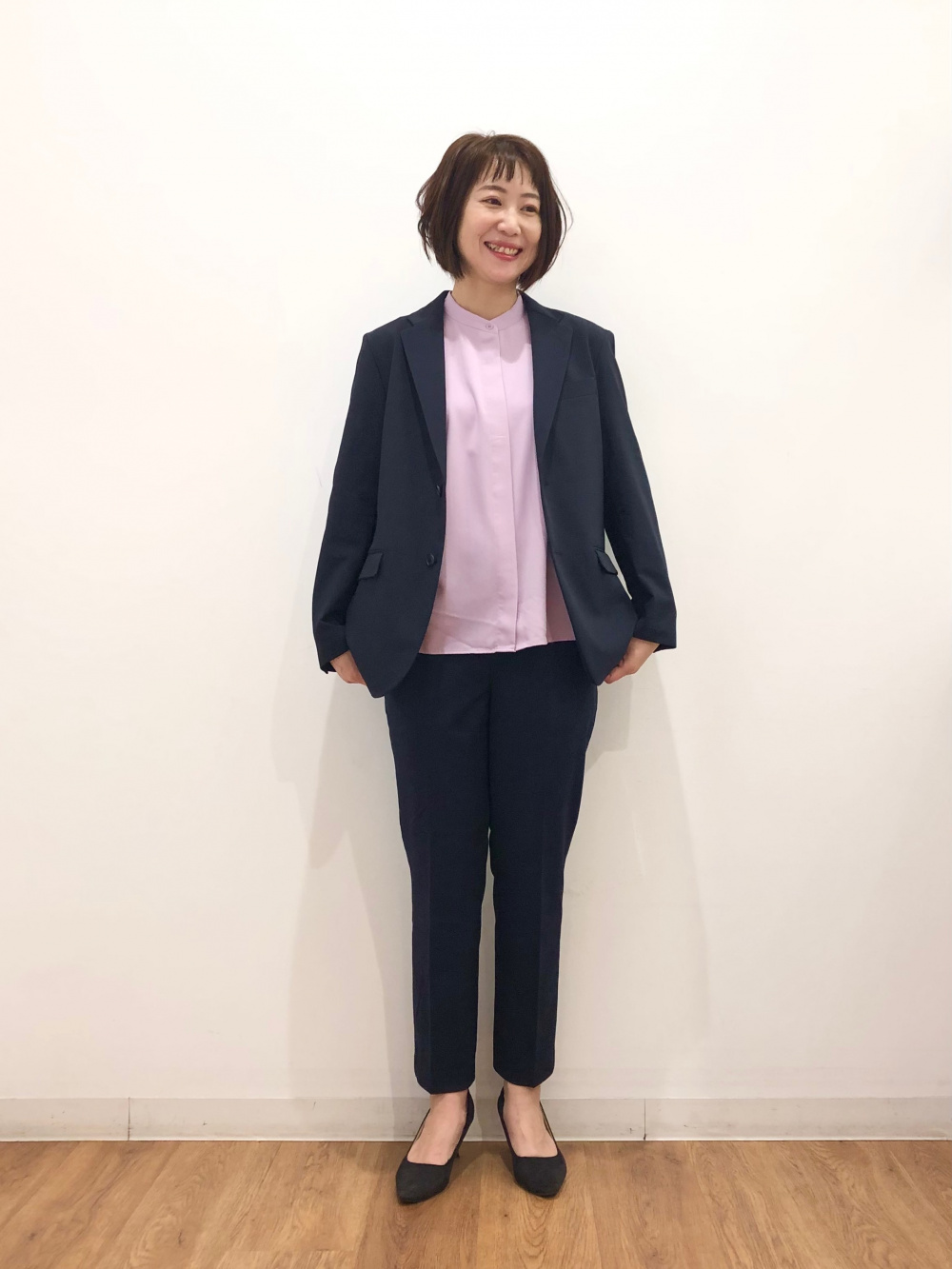 スマートアンクルパンツ（2WAYストレッチ・スリムテーパード・丈標準64