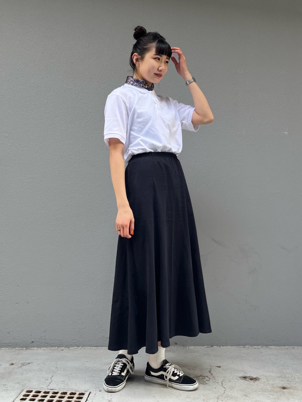 フレアロングスカート 丈標準 86cm セットアップ可能 Women ユニクロ