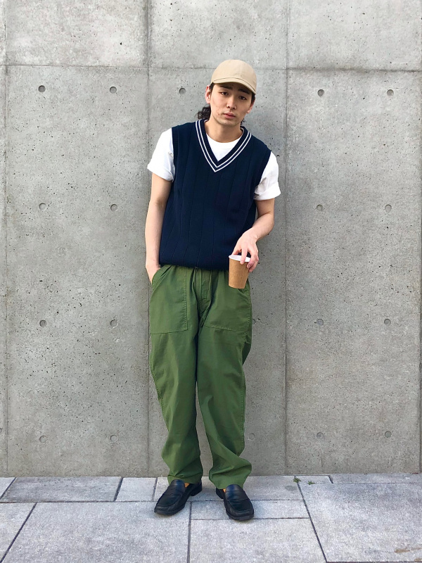 ドライexクルーネックt 半袖 ウルトラストレッチアクティブジョガーパンツ 丈標準66 72cm の着用コーディネート ユニクロ