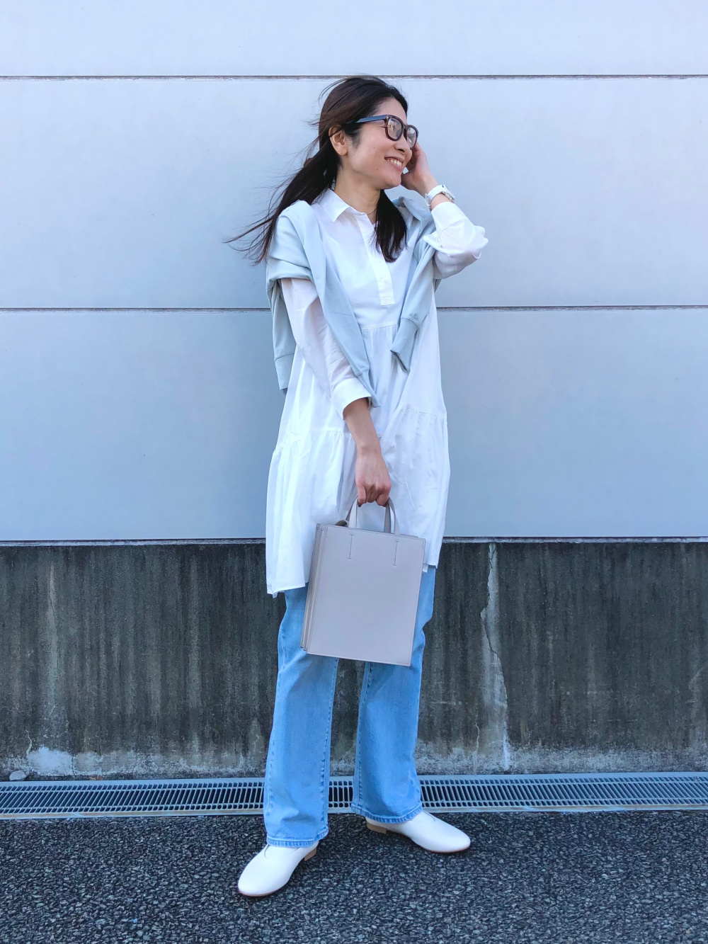 UNIQLO(ユニクロ)の「コットンティアードミニワンピース（7分袖