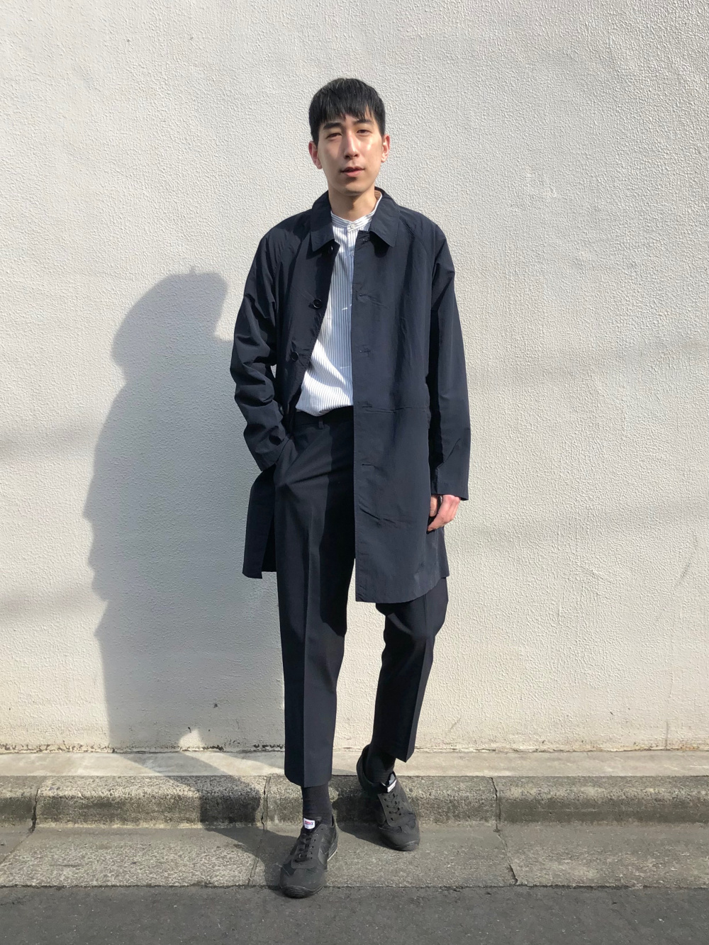 スマートアンクルパンツ2WAYストレッチ（ウールライク・丈標準64.5