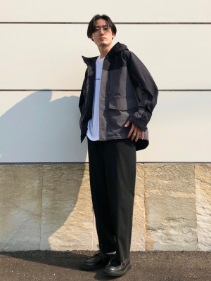 ユニクロ公式 | ユーティリティパーカ（カラーブロック）