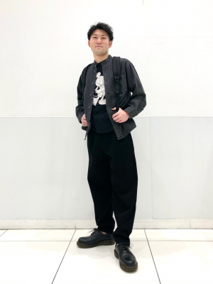 ユニクロ公式 | デニムオーバーサイズスタンドカラーシャツ（長袖）