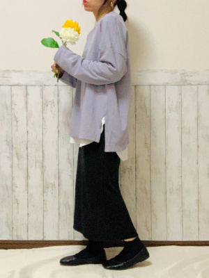 ユニクロ公式 | ストレッチダブルフェイスナロースカート（丈短め75