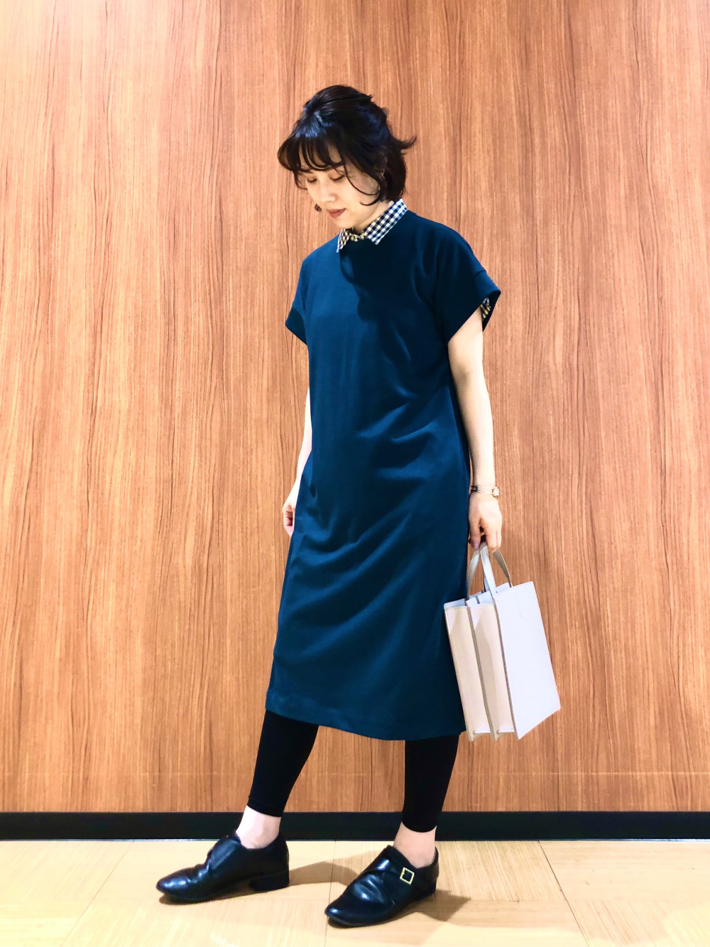 ゆにゃ様、ヨーカン半袖ワンピース 柔らかい