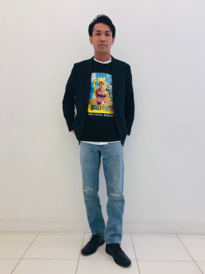 URKOOL ダメージ加工 ジーンズ スリムフィット URKOOL ダメージ加工 ジーンズ スリムフィット