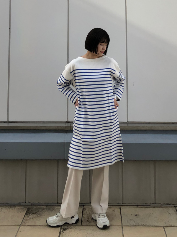ジャーナルスタンダードラックス ボーダー ボートネックワンピース ボーダーボートネックワンピース ジャーナルスタンダードラックス