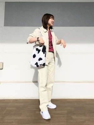 UNIQLO ワークジャケット ユニクロ UNIQLO オーバーサイズワークシャツ 331-183591 ステン
