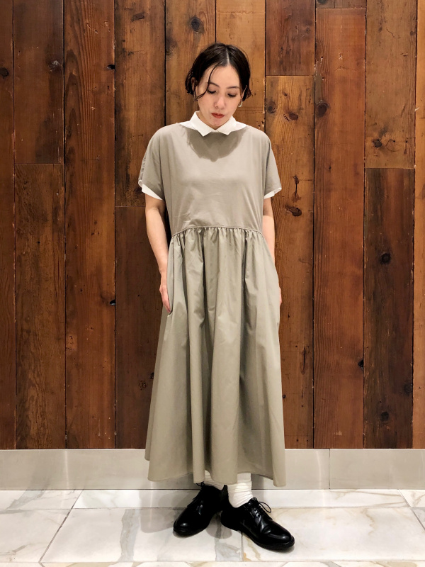 ユニクロ公式 コンビネーションフレアワンピース（半袖・標準丈・111～122cm）