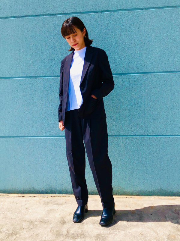 新品未使用タグ付き⭐︎UNIQLO×Theory セットアップスーツ ベージュ S UNIQLO - 即完売 希少 ユニクロ セオリー UNIQLO×Theory 感動