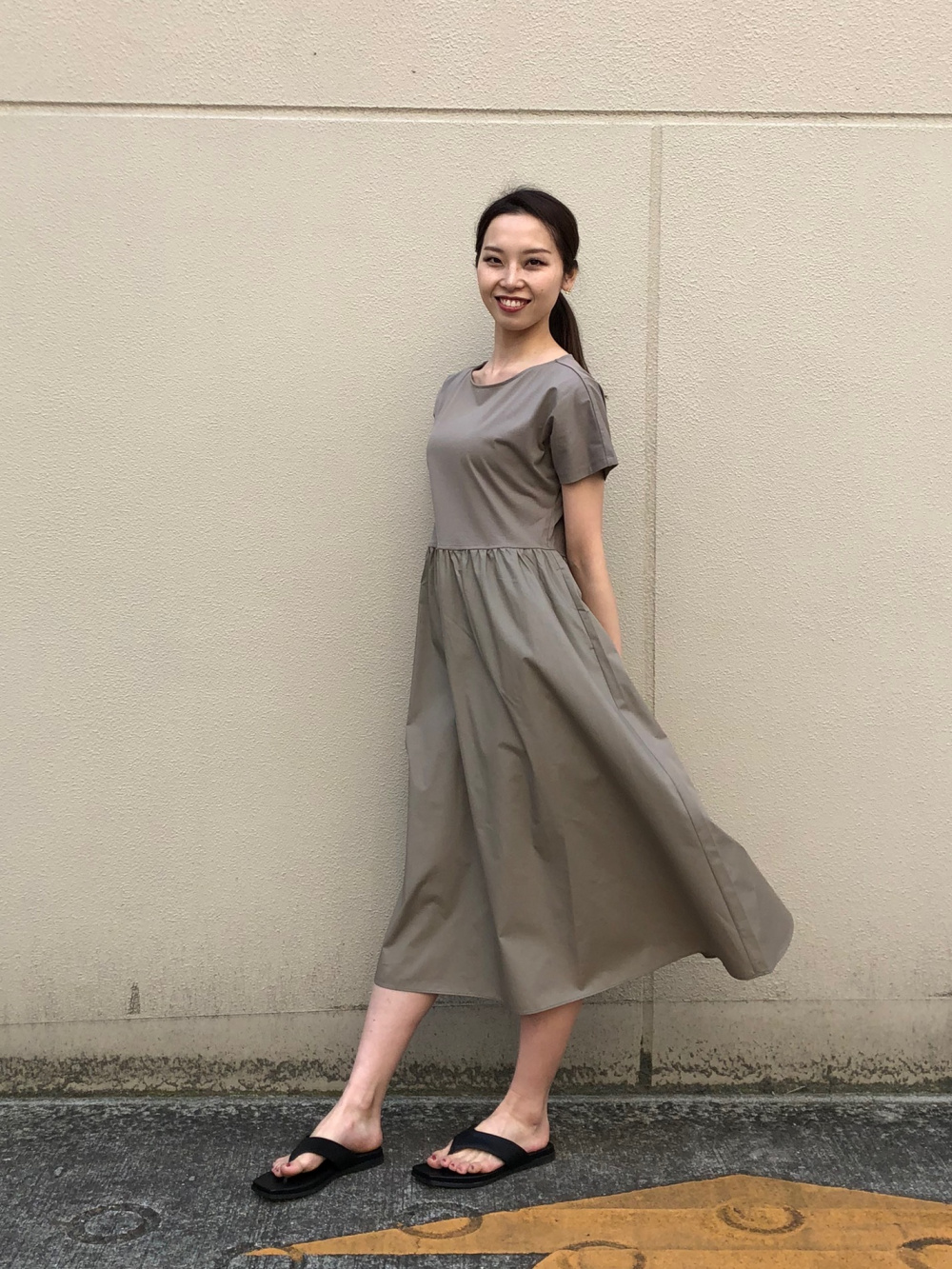 コンビネーションフレアワンピース（半袖・標準丈・111～122cm