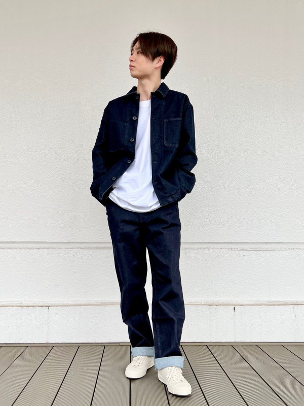 ユニクロ公式 デニムワークパンツ セットアップ可能