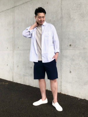 ユニクロ公式 | エクストラファインコットンブロードストライプシャツ