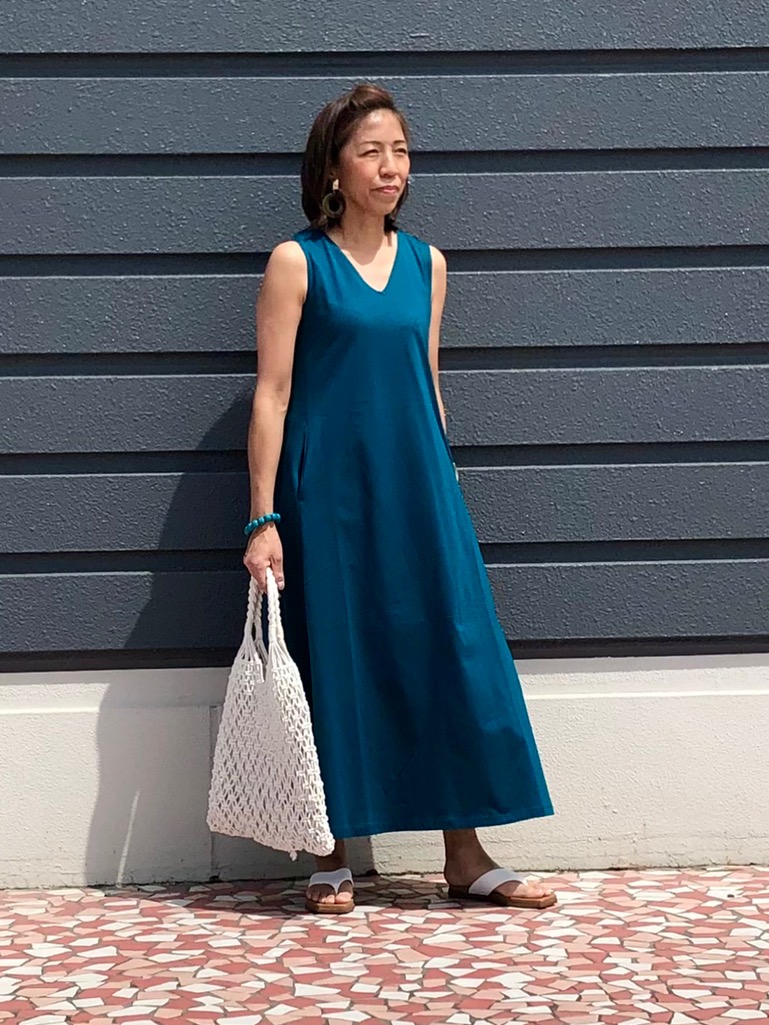 新作 大人気 未使用 UNIQLO マーセライズコットンワンピース