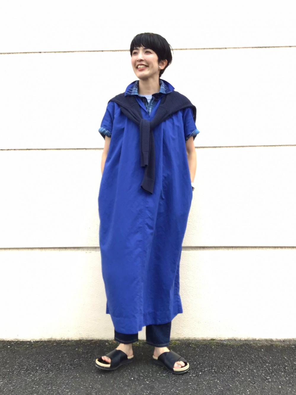 ペグトップハイライズジーンズ 丈標準68cm の着用コーディネート ユニクロ