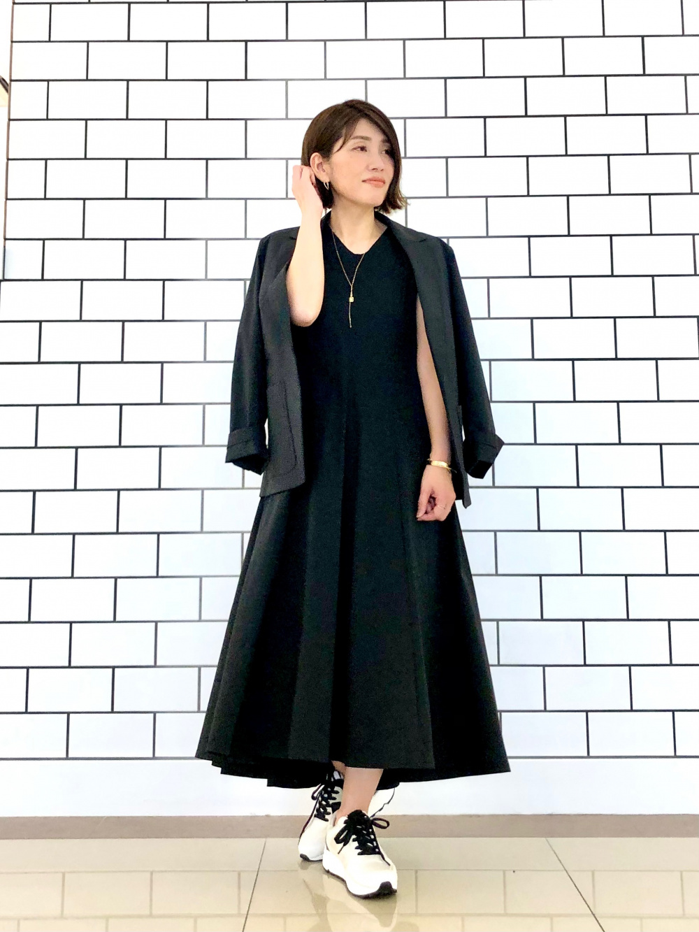 感動ジャケット セットアップ可能、感動タックイージーショートパンツ