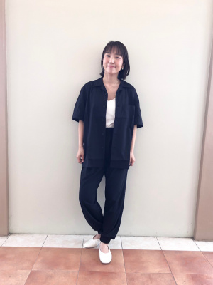【送料無料】Theory(セオリー) のオープンカラー半袖シャツ　 Lサイズ Theory - セオリー シャドーフラワー 花柄 オープンカラーシャツ
