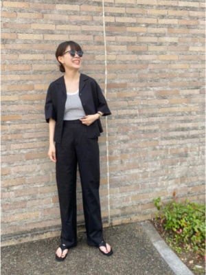 ユニクロ公式 | リブボーダータンクトップ