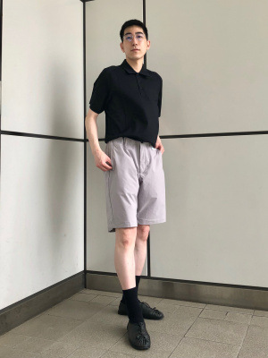 美品 ユニクロ セオリー 感動タックイージーショートパンツ ブラック S ちゃこ様専用 UNIQLO×Theory 感動タックイージーショートパンツ