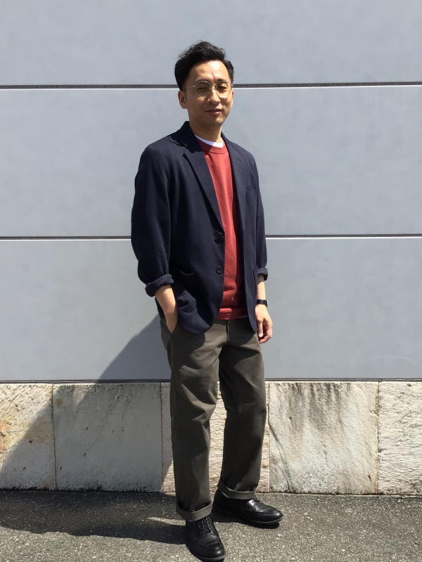 代引き人気 UNIQLO コンフォート ジャケット ネイビー ecousarecycling.com