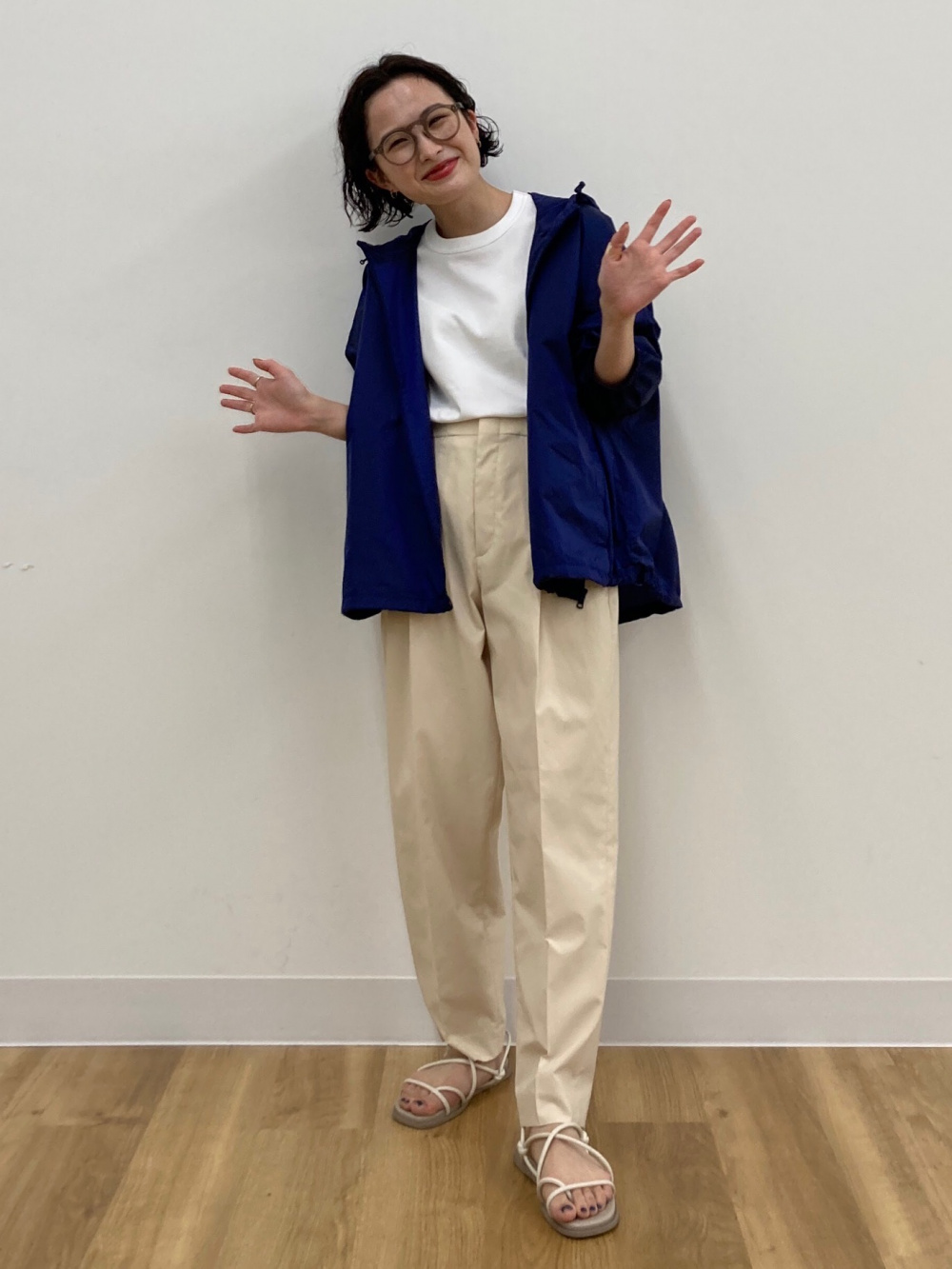 感動ジャケット セットアップ可能、感動タックイージーパンツ