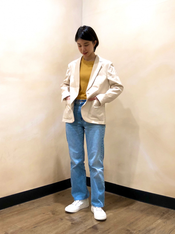 感動ジャケット セットアップ可能、感動タックイージーパンツ