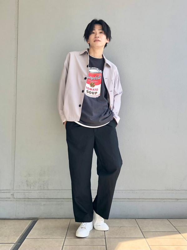 感動シャツジャケット セットアップ可能（メンズ）の着用
