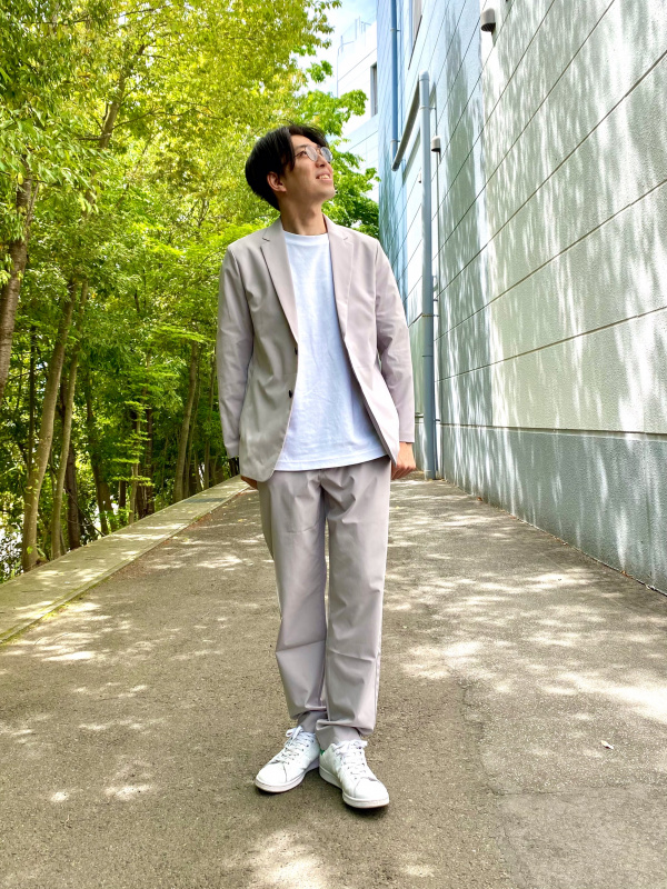 感動ジャケット セットアップ可能、感動イージーパンツ （丈標準72