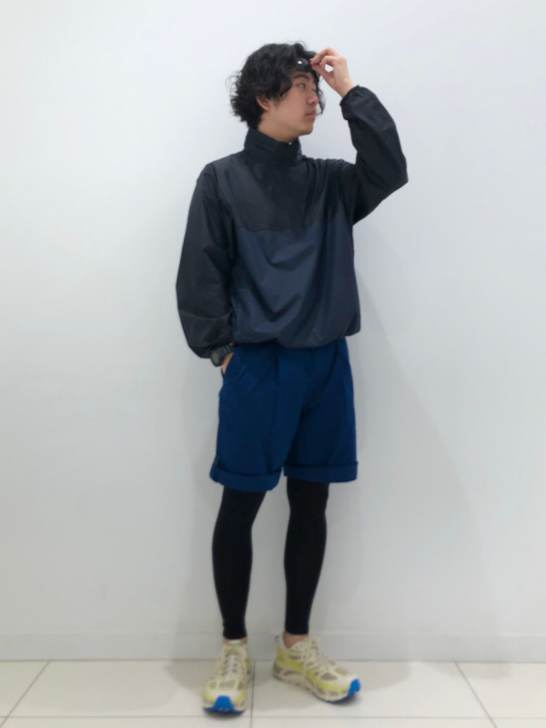 エアリズムUVカットパフォーマンスサポートタイツ（メンズ）の着用