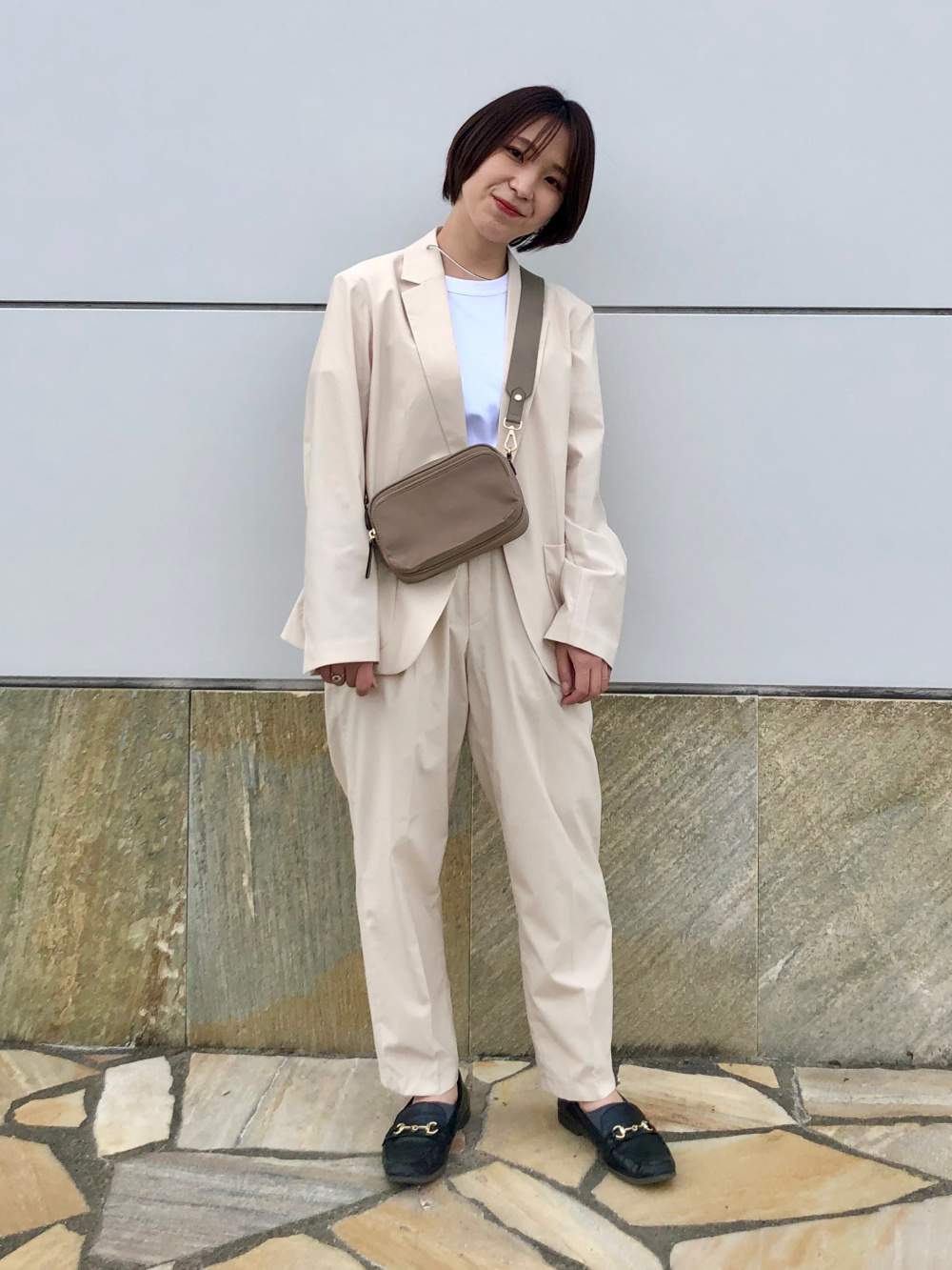 感動ジャケット セットアップ可能、感動タックイージーショート
