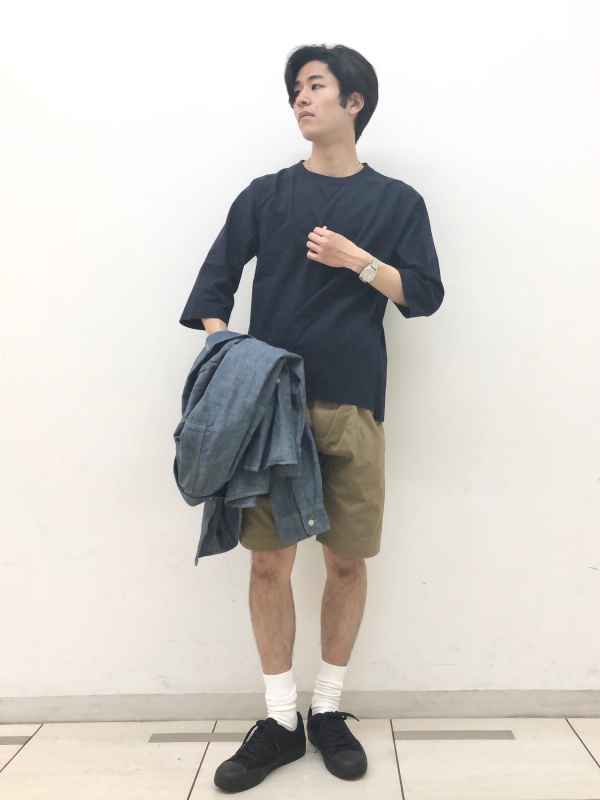 ユニクロ公式 オーバーサイズtシャツ 7分袖