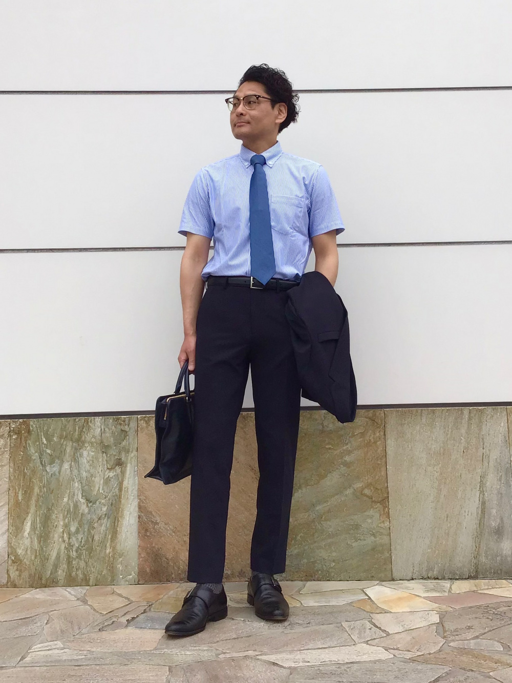 未使用 ユニクロ UNIQLO 感動パンツ ノンアイロンジャージシャツ