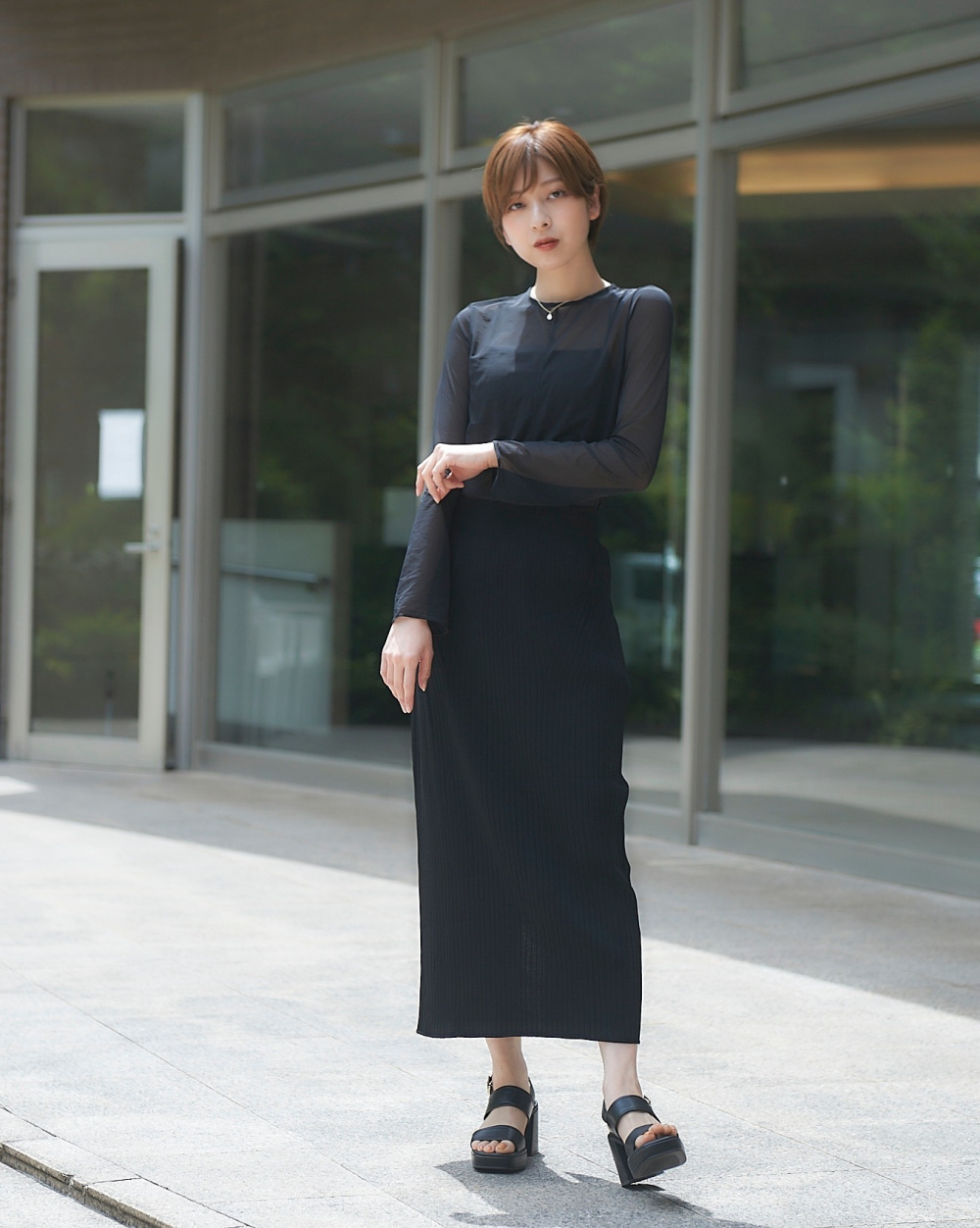 UNIQLO - ユニクロ シアークルーネックT 黒白2枚セット 3XLの