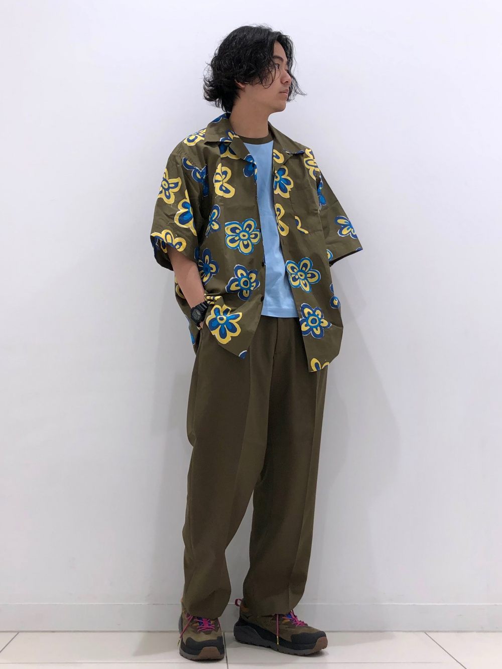 UNIQLO and MARNI L セットアップ スーツ オリーブ