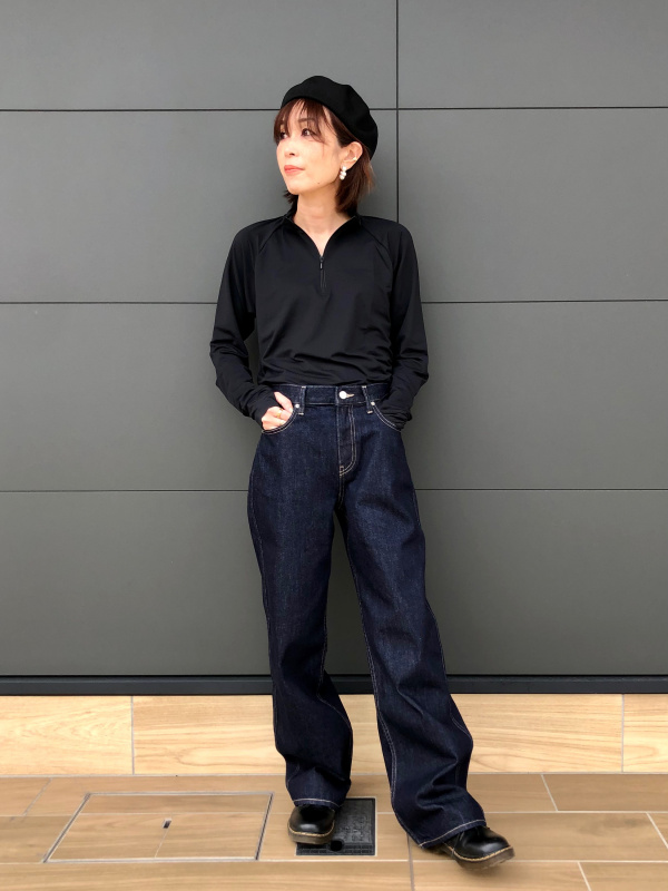エアリズムUVカットメッシュハーフジップT（長袖）（レディース