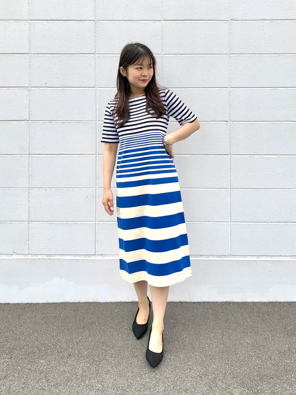 99%OFF!】 新品 ユニクロ マルニ ボーダー ワンピース agapeeurope.org