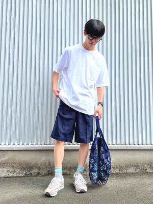 ユニクロ公式 | リネンブレンドバミューダパンツ（丈25cm）