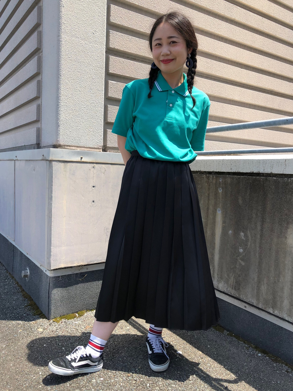 Malbon レディース 半袖ポロ＋プリーツスカート zb-lady127-1.jpg