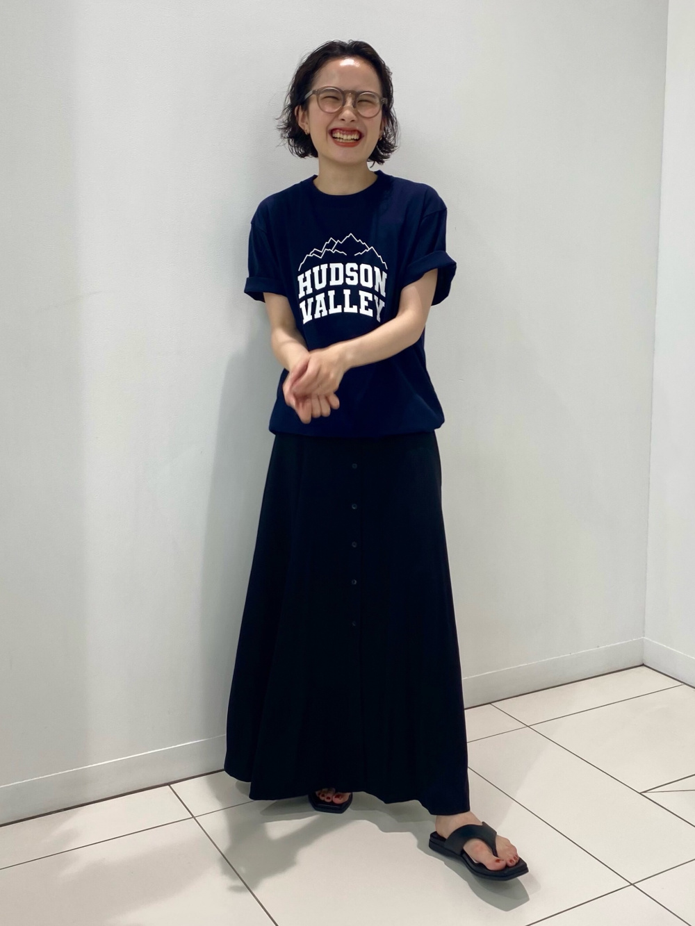 キャミソールフレアワンピース 標準丈 116 126cm ニューヨークウィークエンドトリップ Ut グラフィックtシャツ 半袖 レギュラーフィット の着用コーディネート ユニクロ