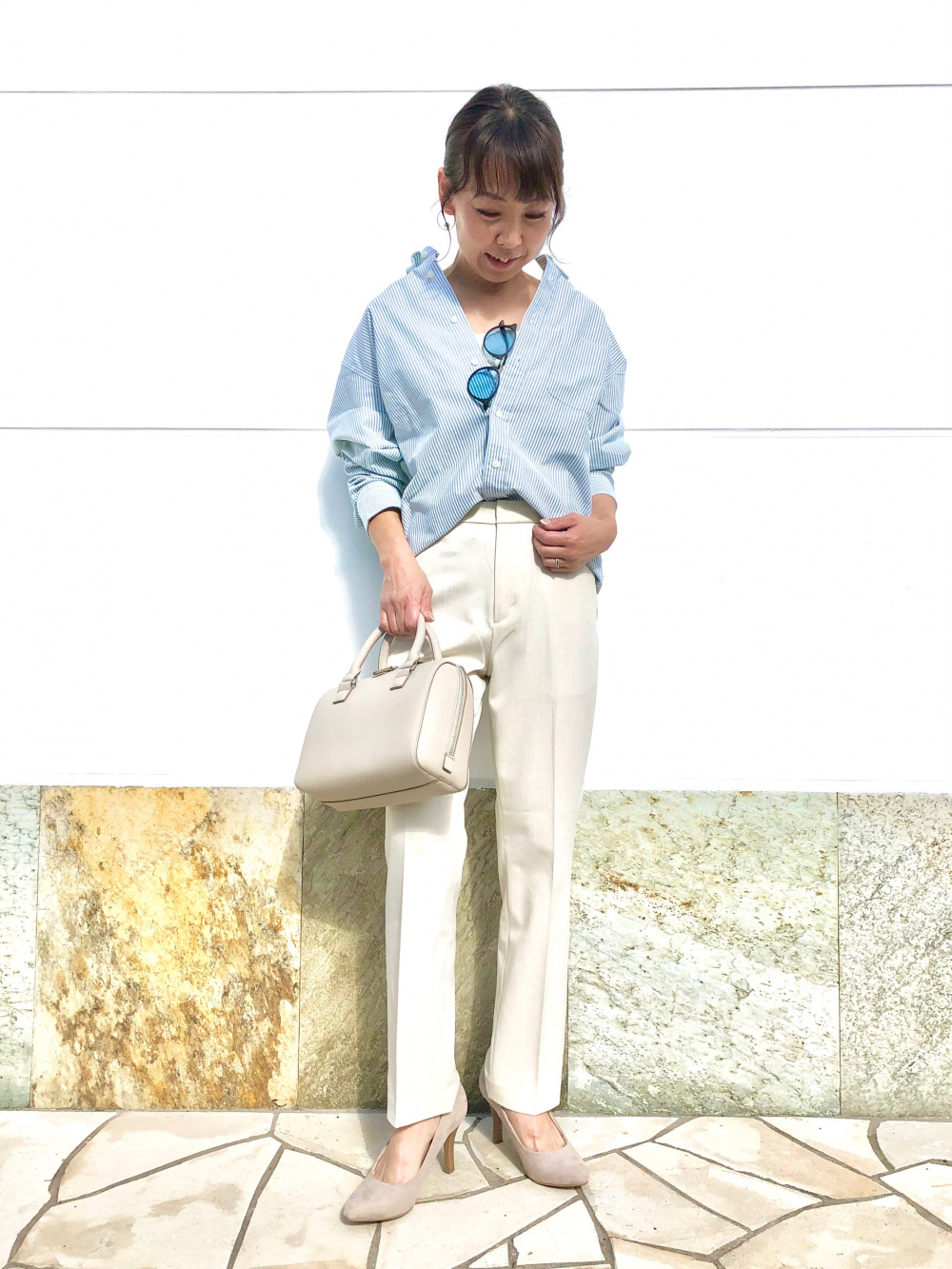 参考画像その2 スマートアンクルパンツ（2WAYストレッチ・スリムテーパード・丈