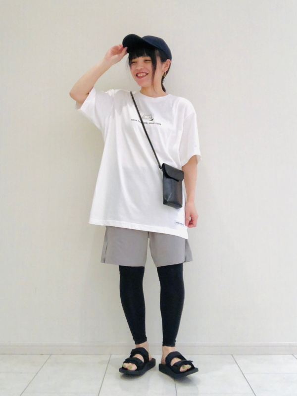 BB♡（感謝）/4 エアリズムUVカットパフォーマンスサポートタイツ（メンズ）の着用