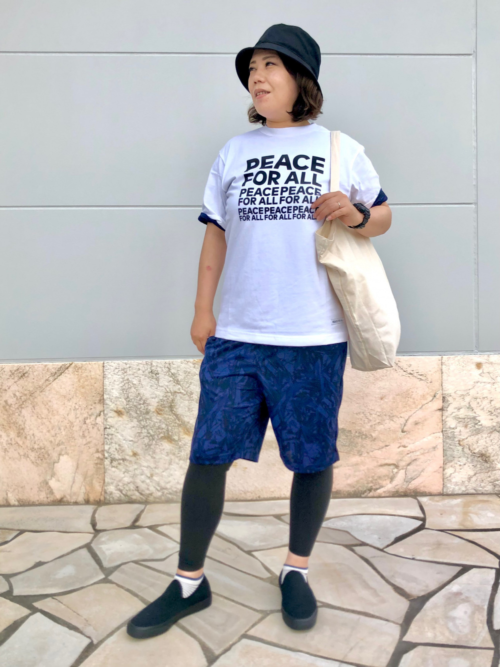 エアリズムuvカットソフトレギンス 丈標準59 61cm Kids撥水ナイロンショートパンツ の着用コーディネート ユニクロ