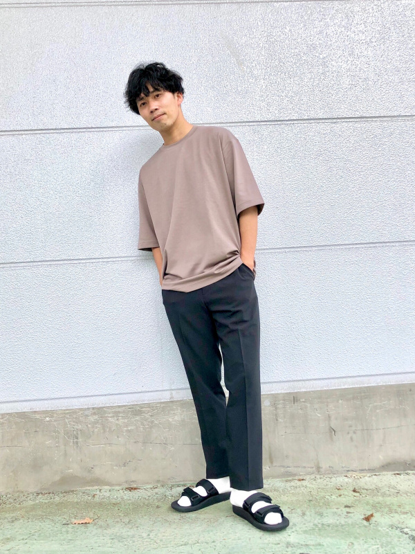 感動パンツ2wayストレッチ ウールライク 丈70 73 76 85cm セットアップ可能 Men ユニクロ