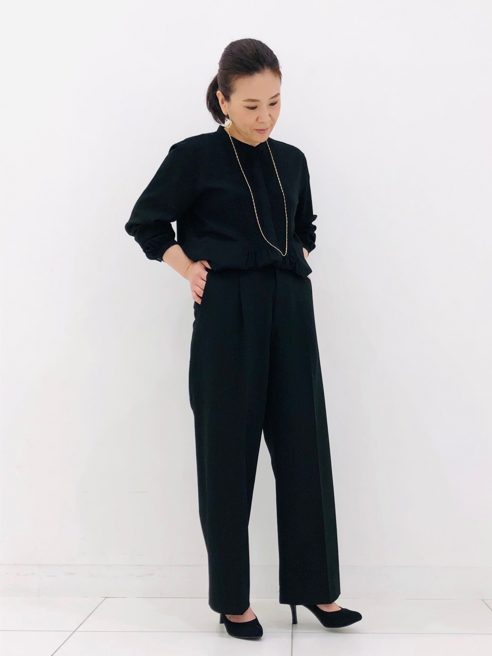 ドライスウェットクルーネックシャツ ブラック　XXL UNIQLO - ドライスウェットクルーネックシャツ ブラック XXLの通販 by