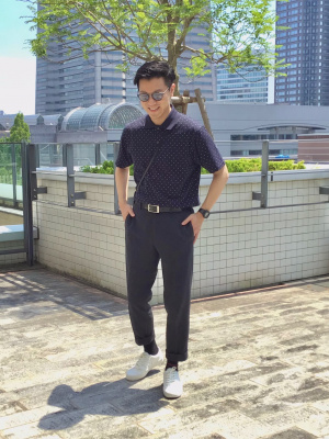 ユニクロ公式 | スマートアンクルパンツ（ヘリンボーン・丈標準64.5