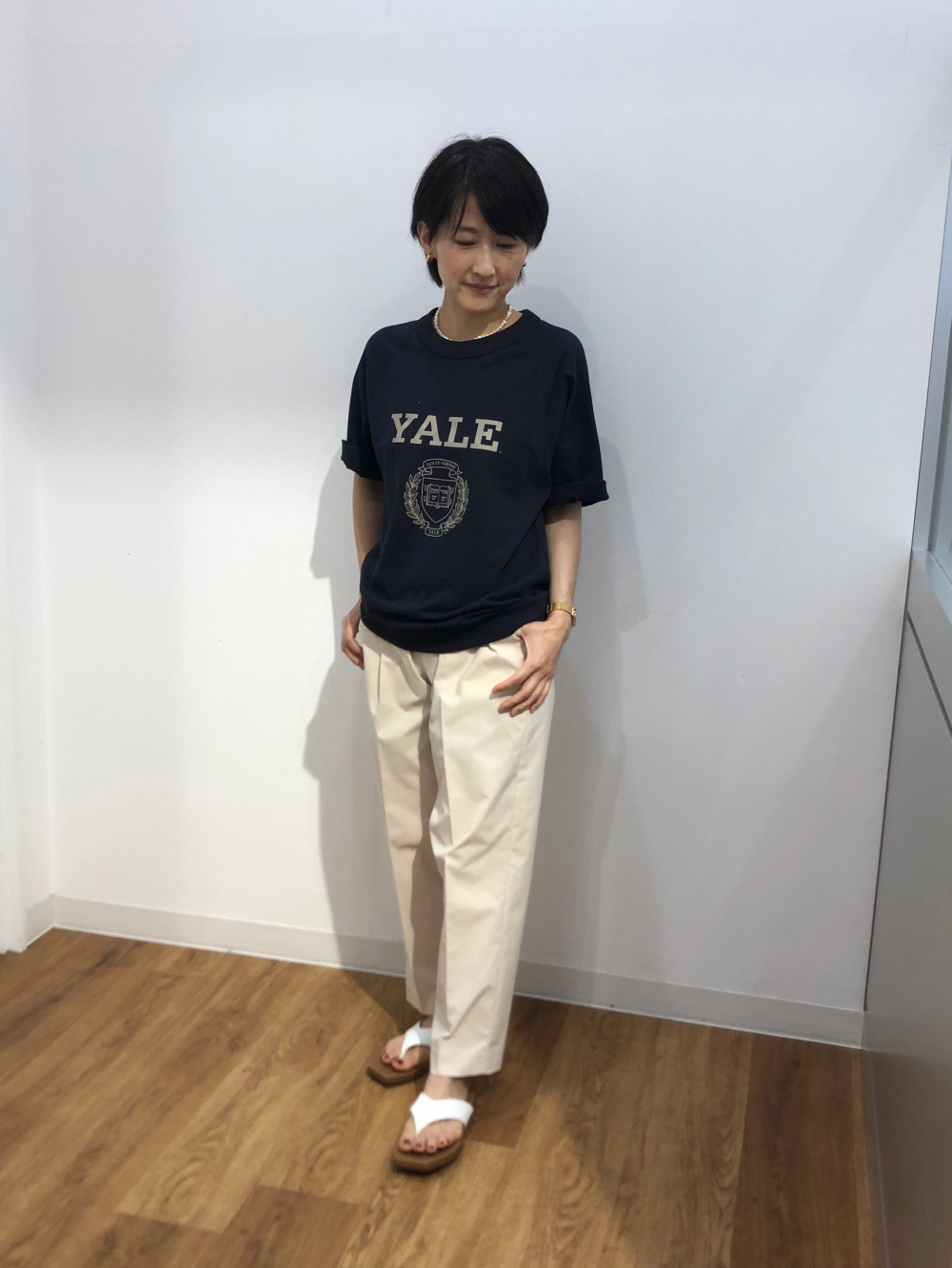 感動ジャケット セットアップ可能、感動タックイージーパンツ