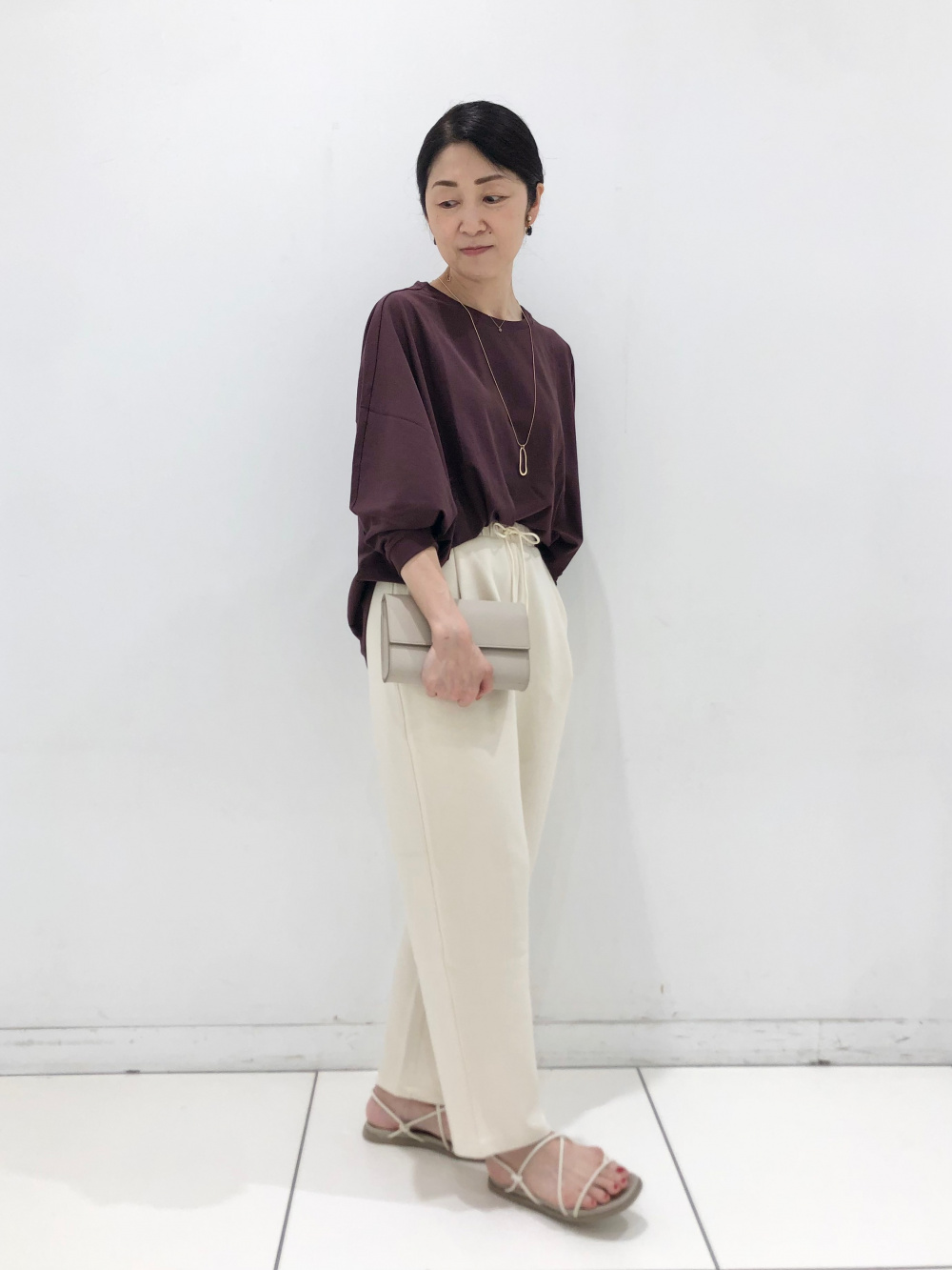 UNIQLO リラックスジャケット&タックワイドパンツ　セットアップ　Mサイズ リラックステーラードジャケット、タックワイドストレートパンツ