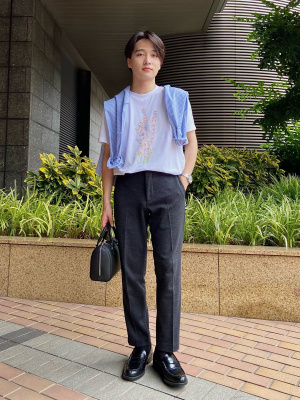 ユニクロ公式 | スマートアンクルパンツ（ヘリンボーン・丈標準64.5